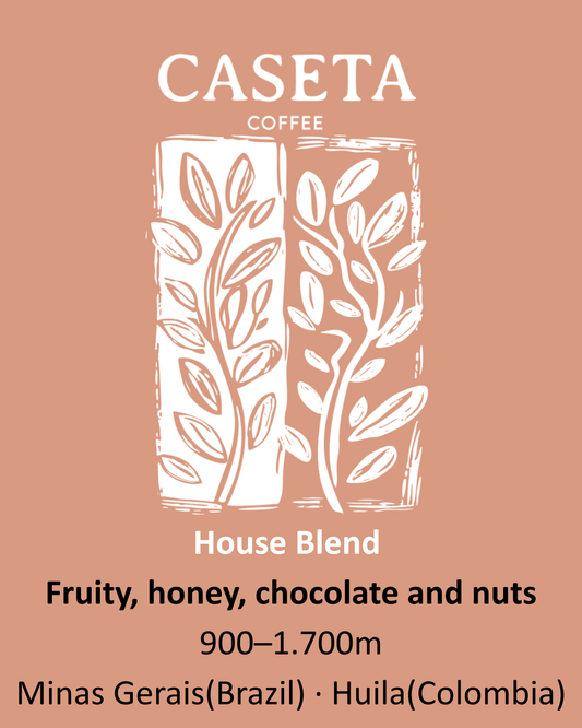 Café Caseta House Blend (Brasil e Colômbia)