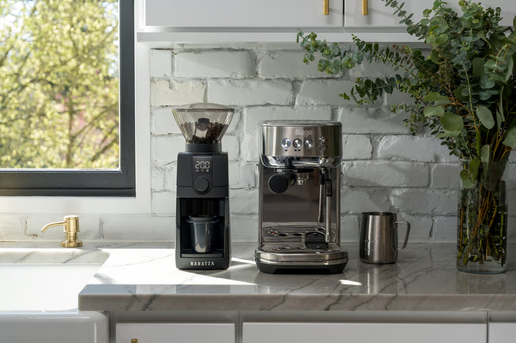 Barista Set Sage Bambino Plus + Baratza Encore ESP PRO Espresso Machine and Grinder