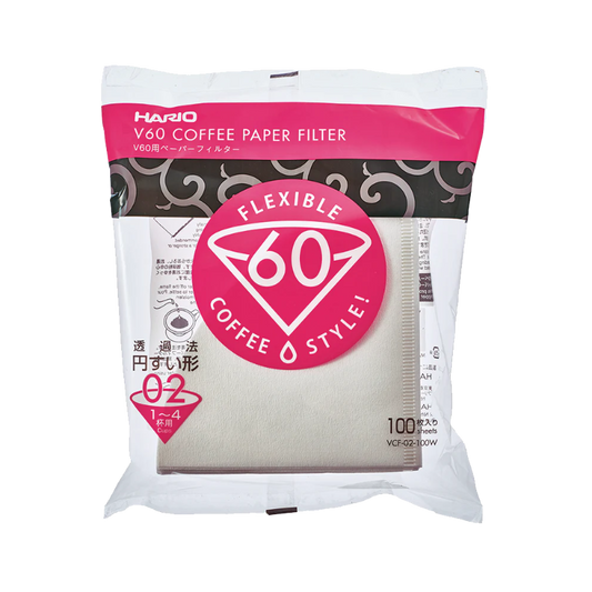 Filtros de papel HARIO V60 02 (100 filtros)