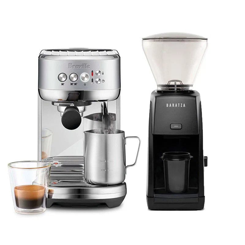 Barista Set Sage Bambino Plus + Baratza Encore ESP Espresso Machine and Grinder