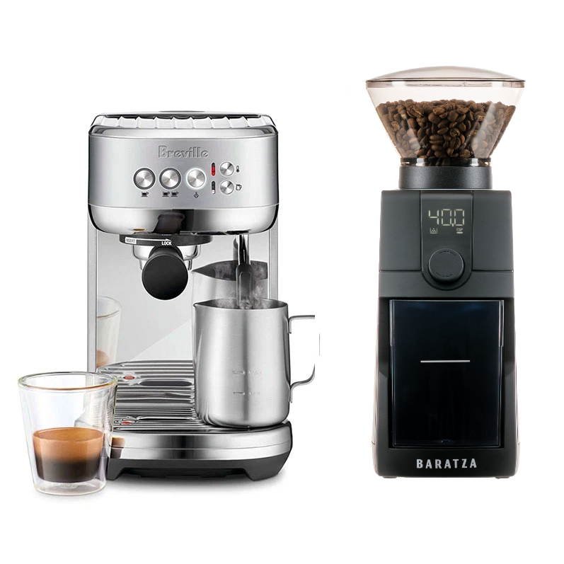Barista Set Sage Bambino Plus + Baratza Encore ESP PRO Espresso Machine and Grinder