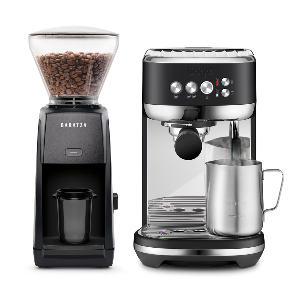 Barista Set Sage Bambino Plus + Baratza Encore ESP Espresso Machine and Grinder